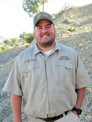 Photograph of Justin Brimhall-Security Officer in Range Creek Canyon